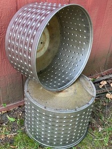 lot 131 image: Two Corn Planter Drums