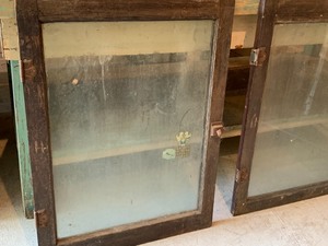 lot 156 image: Pair of Vintage Windows