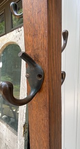 lot 209 image: Solid Wood Coat Rack