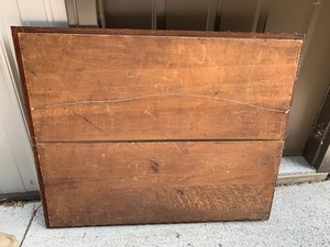 lot 228 image: Vintage Wood Framed Mirror