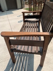 lot 227 image: Wooden Bench
