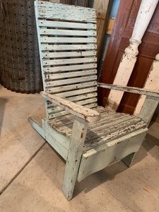 lot 225 image: Vintage Adirondack Chair
