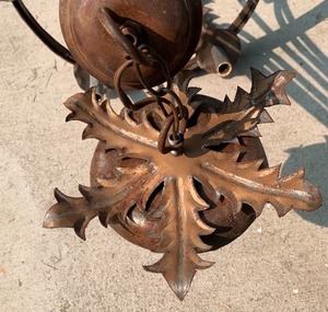 lot 231 image: Vintage Metal Chandelier