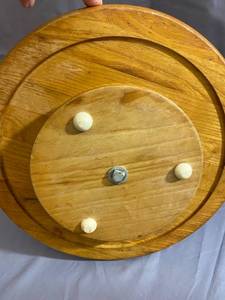 lot 134 image: Wooden Lazy Susan