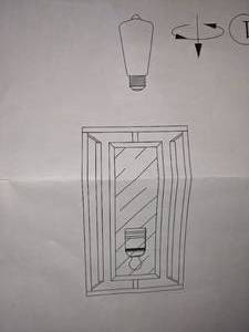 lot 174 image: Elk Lighting Eastgate 1 Light Wall Sconce, Textured Black