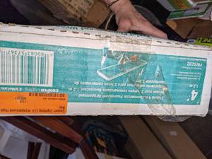 lot 171 image: New 2 Lamp 4 Commercial Fluorescent Wraparound Light