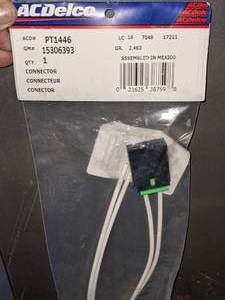 lot 186 image: 2 New ACDelco Pigtail Connector Harness, PT1446