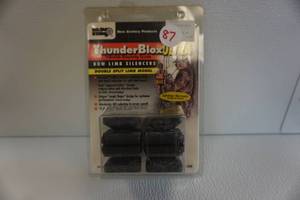 lot 87 image: NAP Thunder Blox Solid Limb Compound Bow Limb Savers With PSE Speed Kills DVD and Camo FX Face Paint