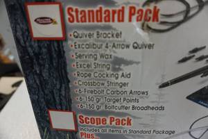 lot 106 image: Excalibur The Right Stuff Standard Cross Bow Accessory Pack
