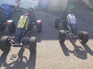 lot 341 image: Prime Cart Quad Pedal Racers - Quantity 2 carts