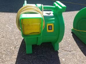 lot 399 image: B-Air Kodiak  1 HP Bounce House Blower, Green