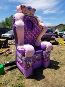 lot 351 image: Giant Inflatable 9 Throne
