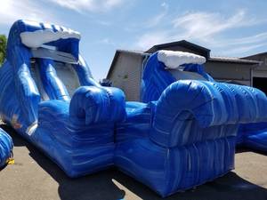 lot 363 image: 19 Ft Wild Wave Waterslide or Dry Slide