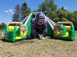 lot 402 image: Forbidden Temple Obstacle  Slide Challenge (Great Event Piece)