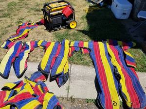 lot 410 image: Lot of (3) The Inflatable Store Sticky Suits