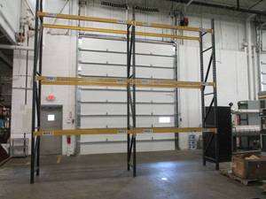 lot 31 image: Pallet Racking 2-Bay Section No Grating