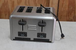 Toaster 4 Slice Stainless Steel