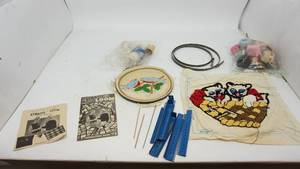 lot 14 image: Crochet Thread & Other Miscellaneous Kraft Items