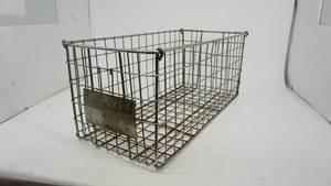lot 41 image: Wire Basket--United Steel And Wire Co.--Battle Creek