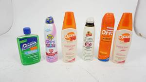 lot 45 image: Six Containers Of Sunscreen, Etc.