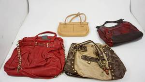 lot 63 image: Four Leather Purses