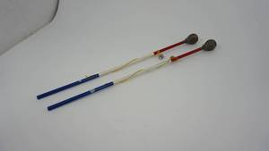 lot 72 image: Two Vintage Patriotic Parade Marching Band Batons