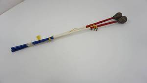 lot 73 image: Two Vintage Patriotic Parade Marching Band Batons