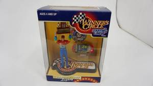lot 91 image: Winners Circle With Starting Lineup Figure & #24 Miniature Car