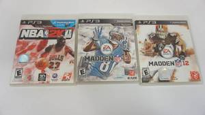 lot 93 image: Three PS3 Games