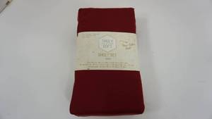 lot 110 image: Truly Soft Burgundy Twin Sheet Set