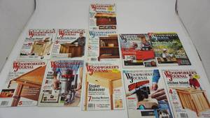 lot 113 image: Eleven Woodworkers Journal Magazines