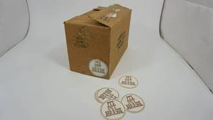lot 138 image: 2000  4  Round Coasters ( PTS PIT BAR-B-QUE )
