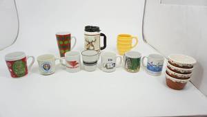lot 143 image: Coffee Mugs & Ice Cream Dishes