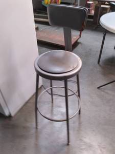 lot 7 image: metal high top bar stools...