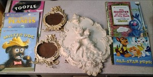 lot 29 image: Wall Decor & (5) Little Golden Book...