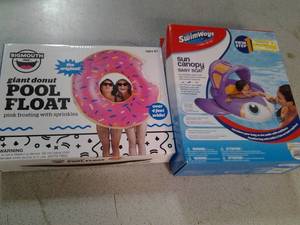 lot 76 image: (1) Sun Canopy Baby Boat Water Floa...