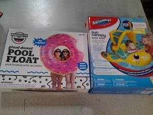 lot 77 image: (1) Sun Canopy Baby Boat Water Floa...