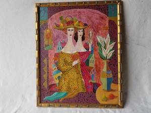 lot 32 image: Khomsky Oil on Canvas