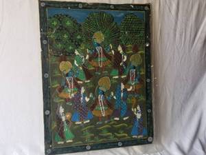 lot 42 image: Vintage Hindu Batik