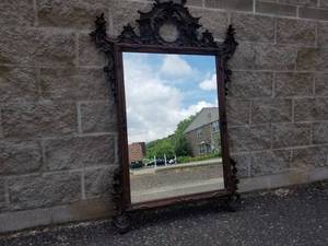 lot 46 image: Fancy Antique Mirror