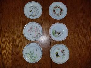 lot 62 image: 6 H & Co Plates