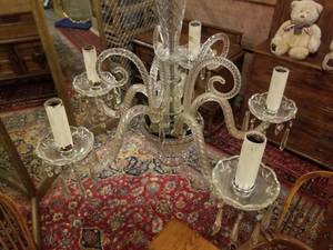 lot 64 image: Crystal Chandelier