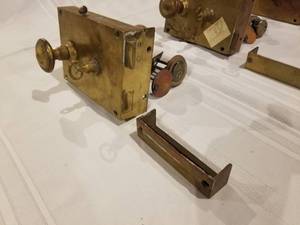 lot 78 image: 3 Large Lock Sets