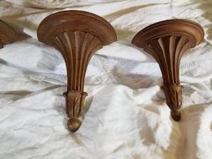 lot 72 image: Hand Carved Shelves