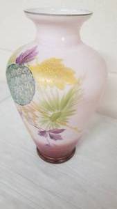 Antique Victorian Hand Painted Vase