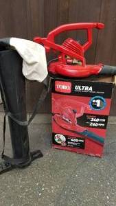Toro Ultra Electric Blower  Vacuum  Mulcher