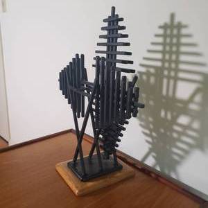 Steel Kinetic Sculpture by Jr Charles Ringer