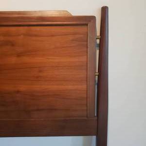 Stunning Mid-Century Walnut Bed Set