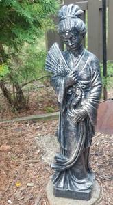 Concrete Garden Statue  Geisha