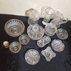 American Brilliant Cut Crystal Glass Collection